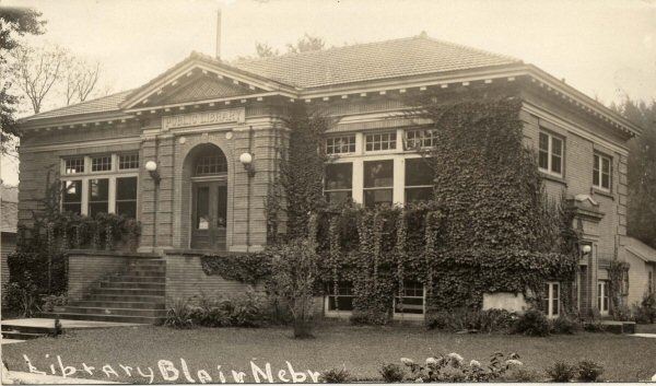 Blair Public Library in 1917